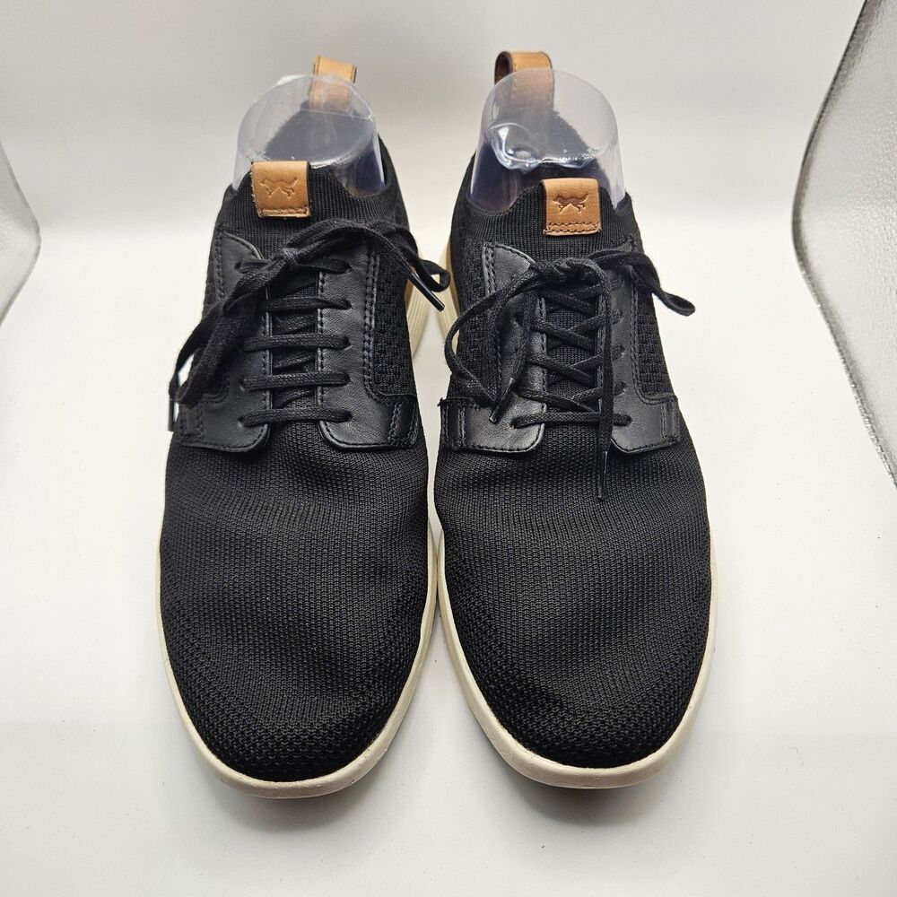 Wolf & Shepherd Mens SwiftKnit Derby Black Casual Walking Sneakers Size 8 READ